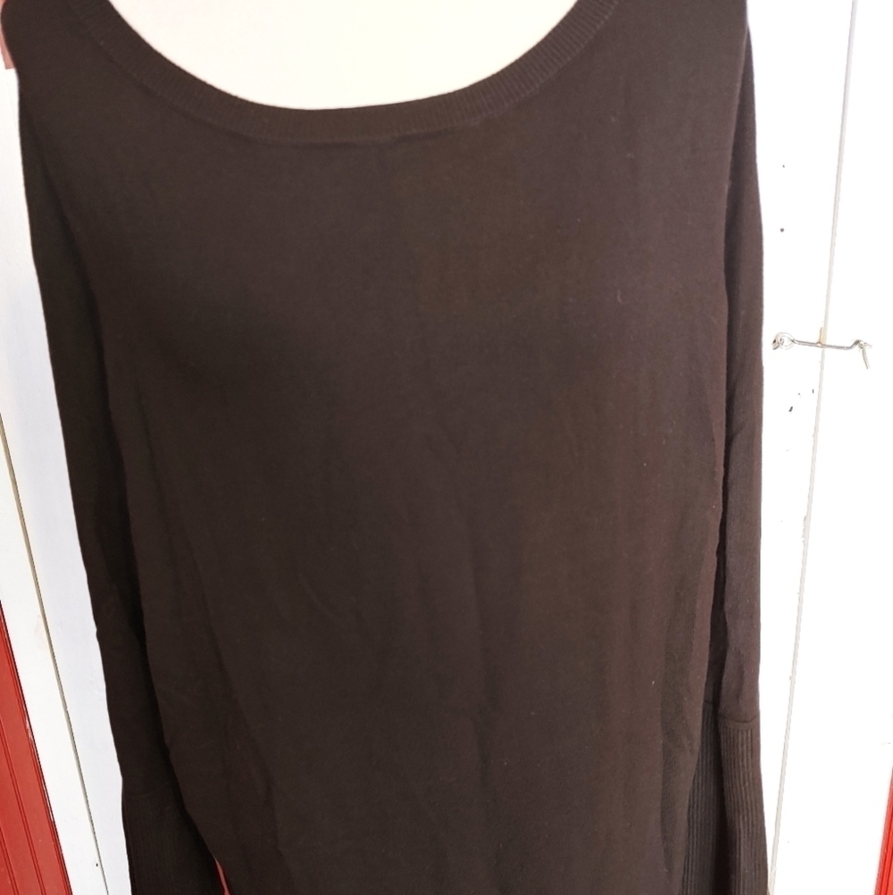 Lane Bryant Crew Neck Black Sweater 14/16